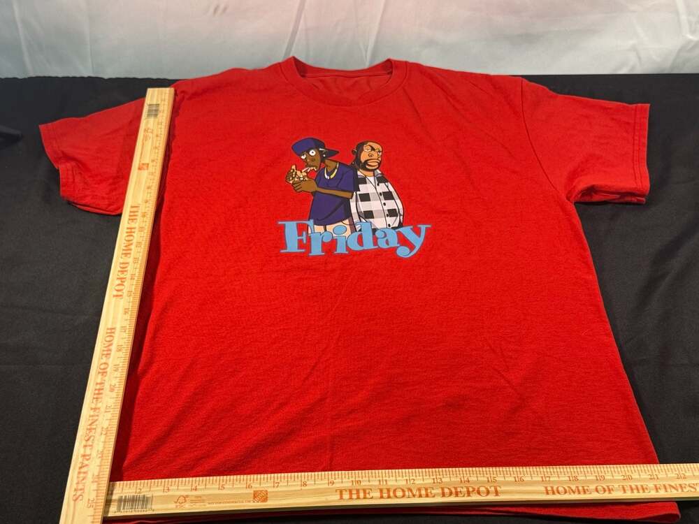 No size tag Friday Movie Caricature Tee looks like L